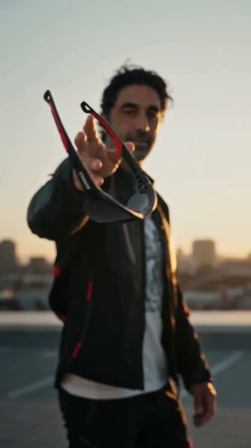 Still from an eyewear promo